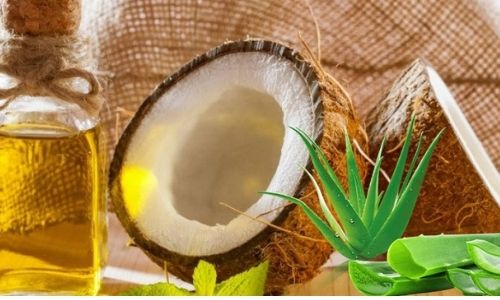 Aloe Vera and Coconut oil