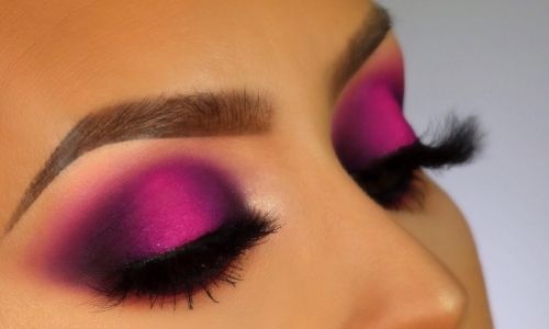 Floral Eye Look (with Pink and Purple)