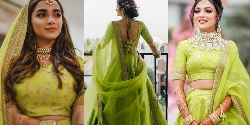 You are currently viewing Latest Bridal lehenga for mehendi – 2021