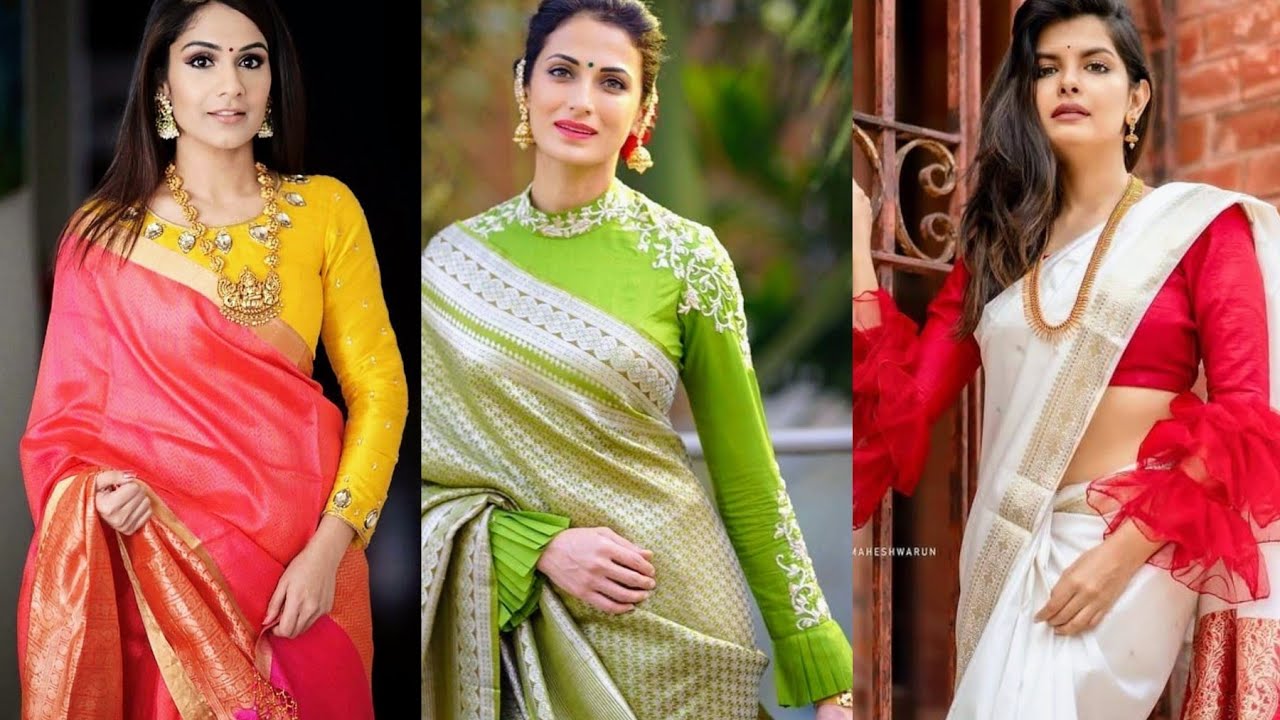 You are currently viewing Latest Full Sleeve Blouse Designs for Sarees