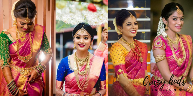 Read more about the article Pink Saree Contrast Blouse Combinations