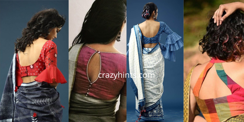 You are currently viewing Modern Cotton Saree Blouse Back Neck Designs