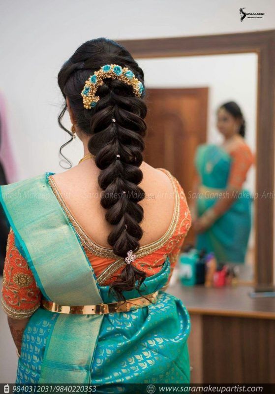 Fish Tail Hair Styles for Reception Look