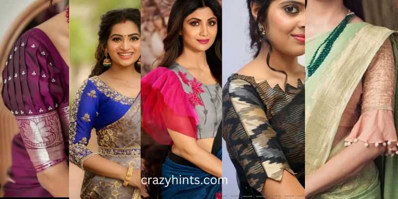 Saree jacket sales sleeve design