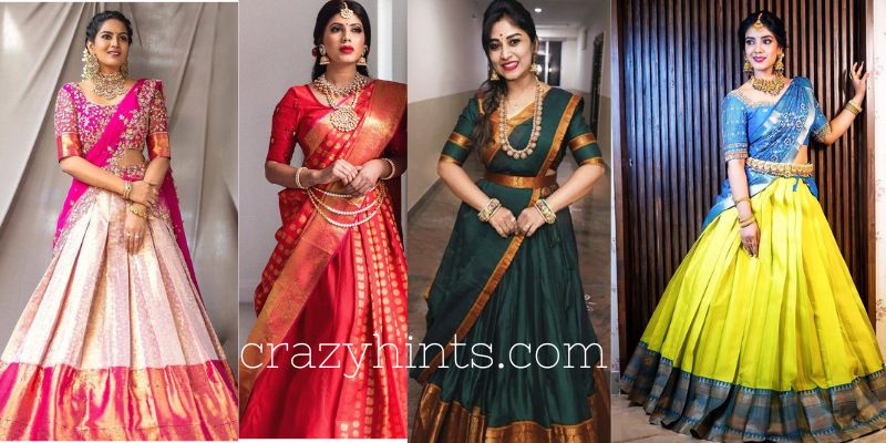 Read more about the article <strong>Latest Bridal Half Saree for Wedding</strong>