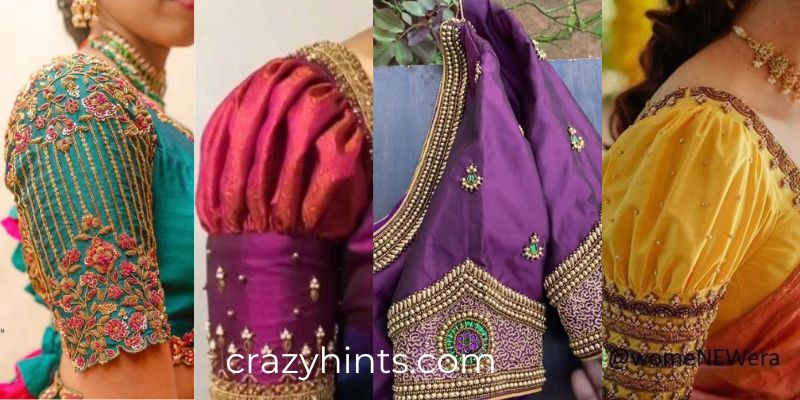 You are currently viewing <strong>Latest Silk Saree Blouse Sleeve Designs </strong>